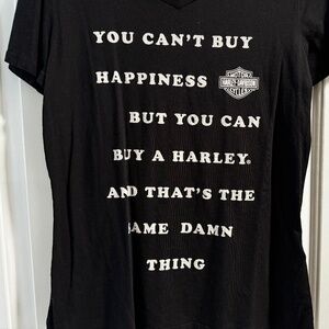 Harley Davidson You Can't Buy Happiness shirt L